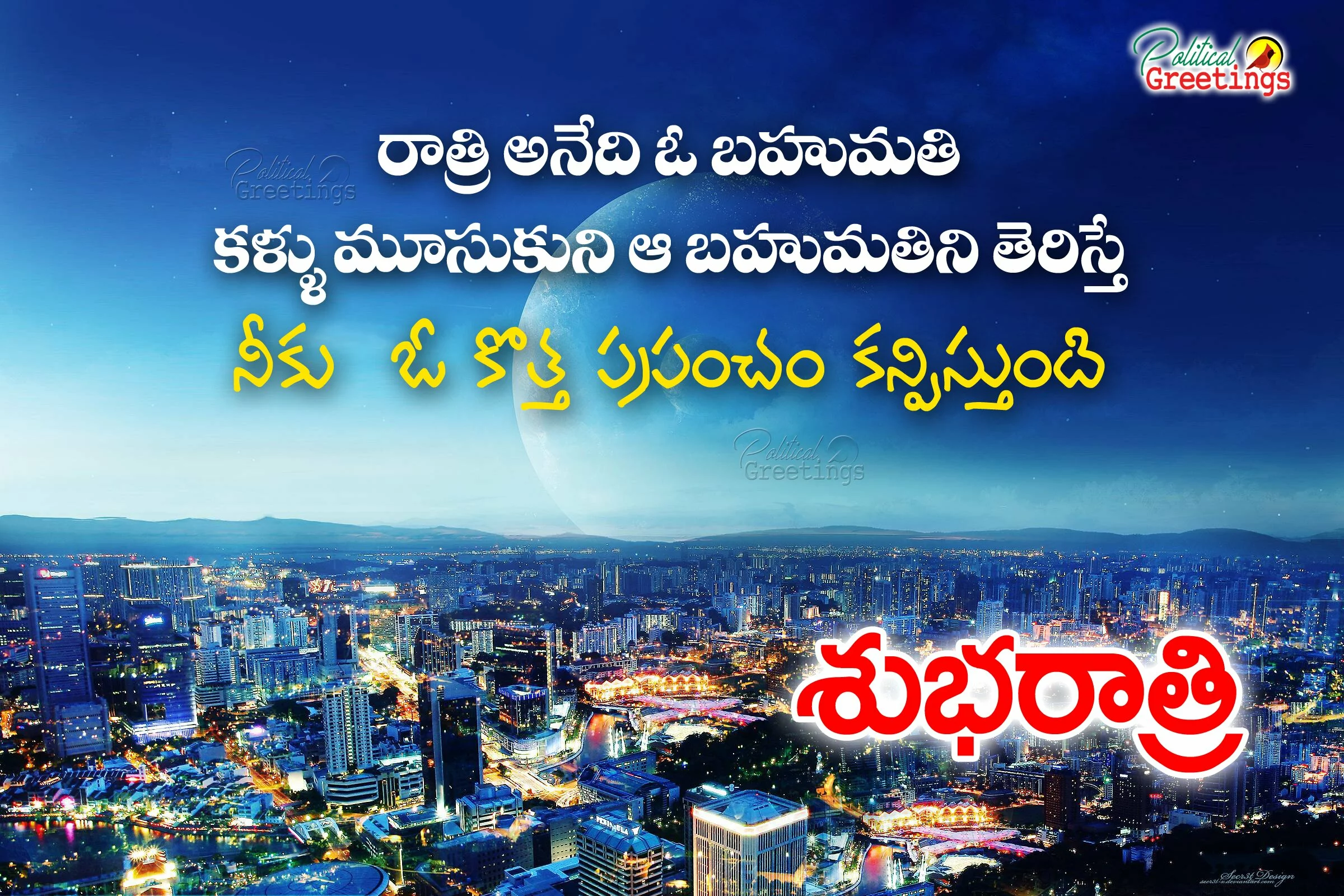 Best Telugu Good Night Wishes Quotes Messages2