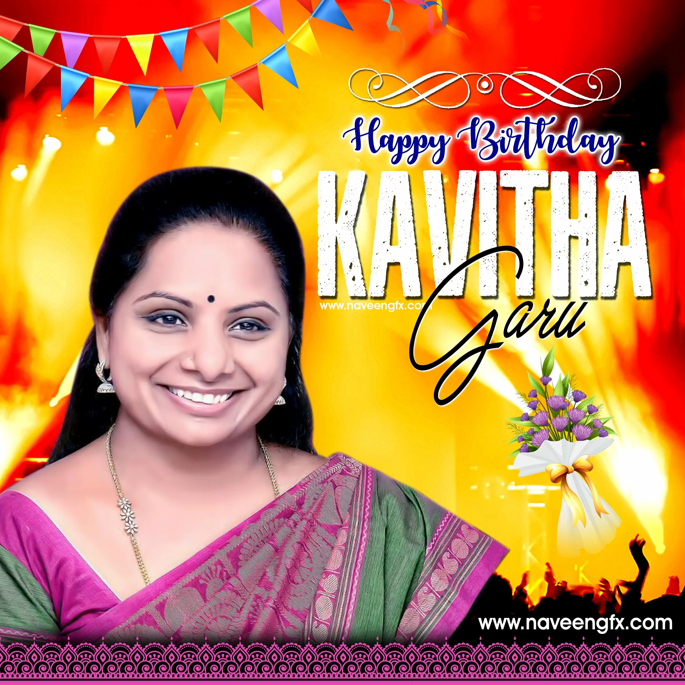 nizamabad MP kalvakuntla kavitha birthday wishes Pictures, Images & Photos