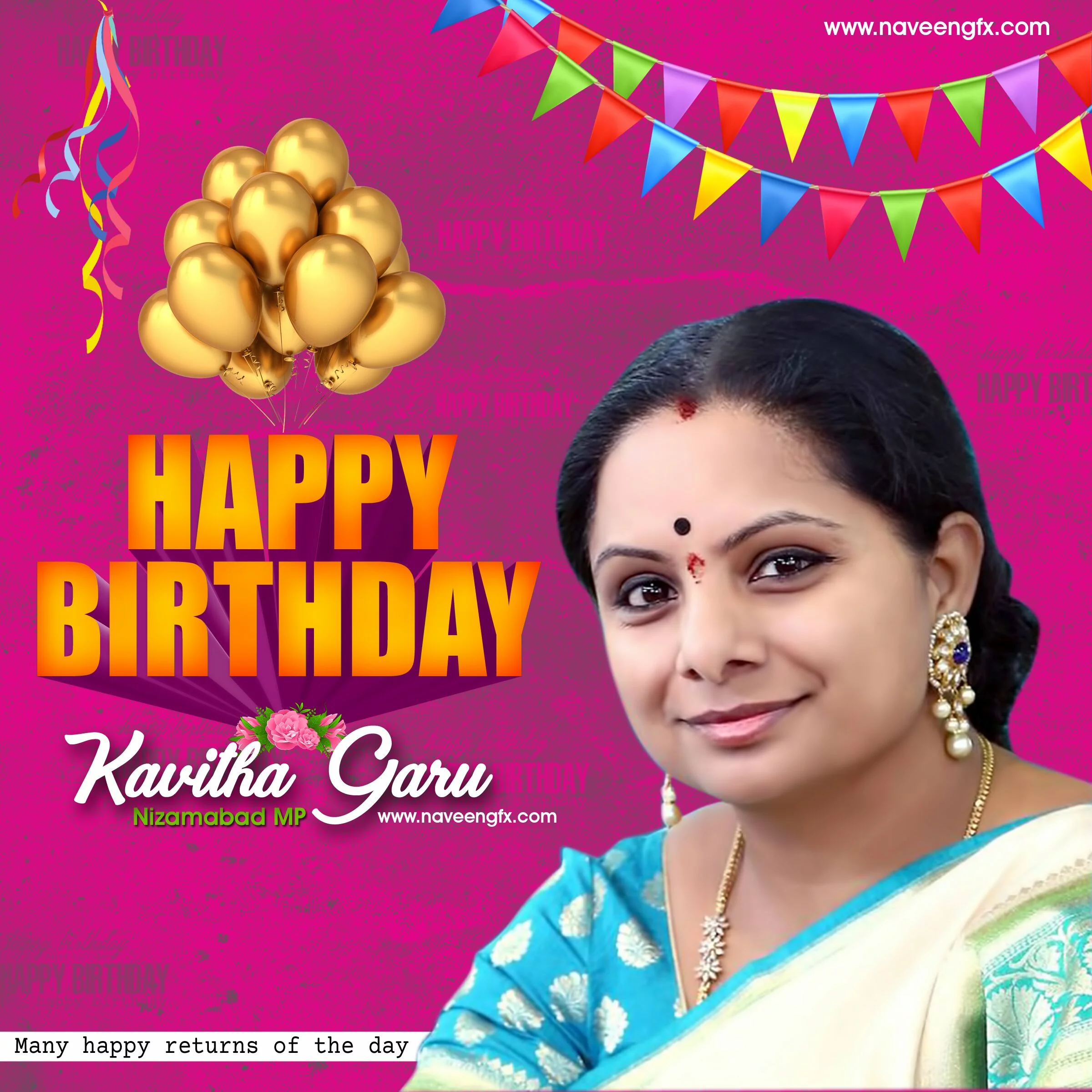 kalvakuntla-kavitha-birthday-wishes-greetings-poster-photos-pics